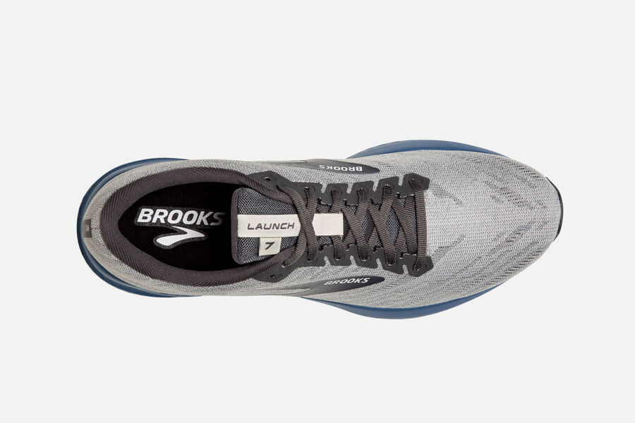 Brooks Launch 7 Road Running Shoes Mens - Grey - OSAKC-1846